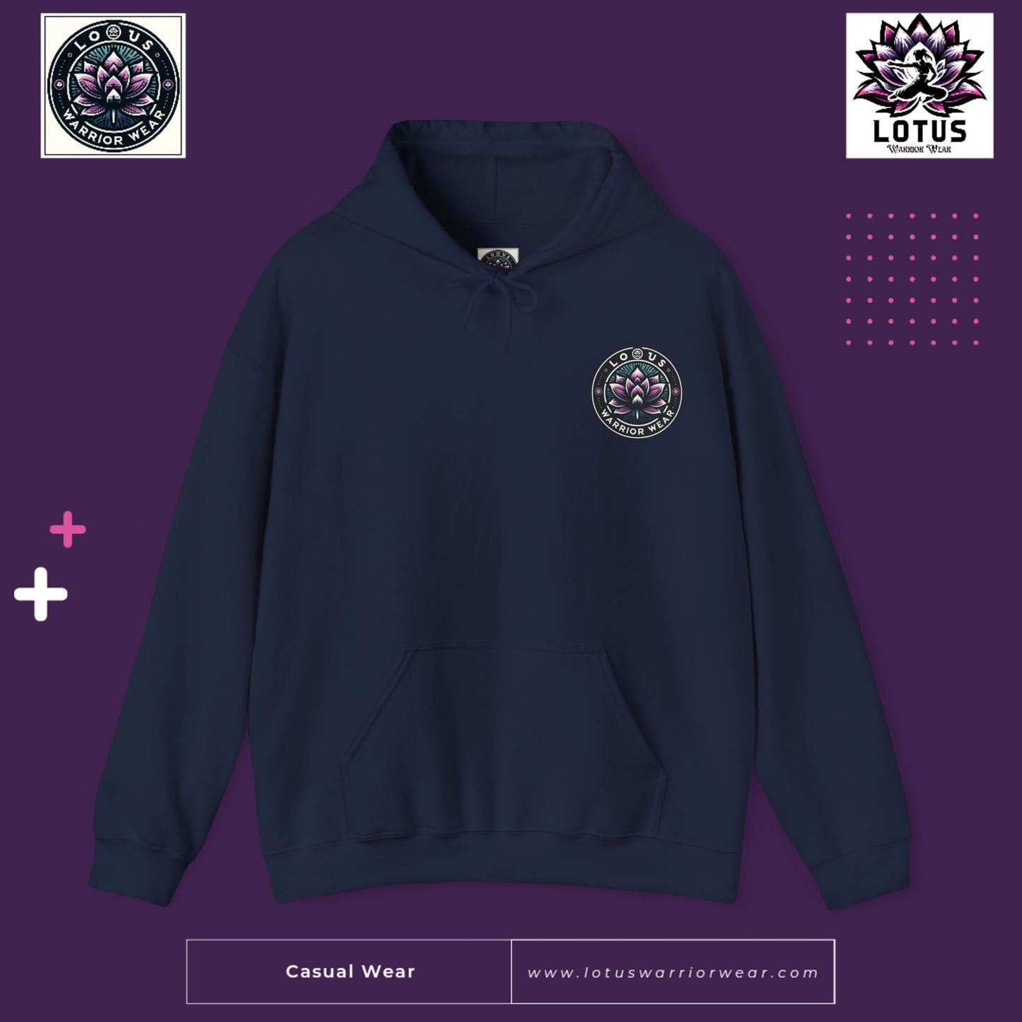 Lotus Warrior Logo Hoodie