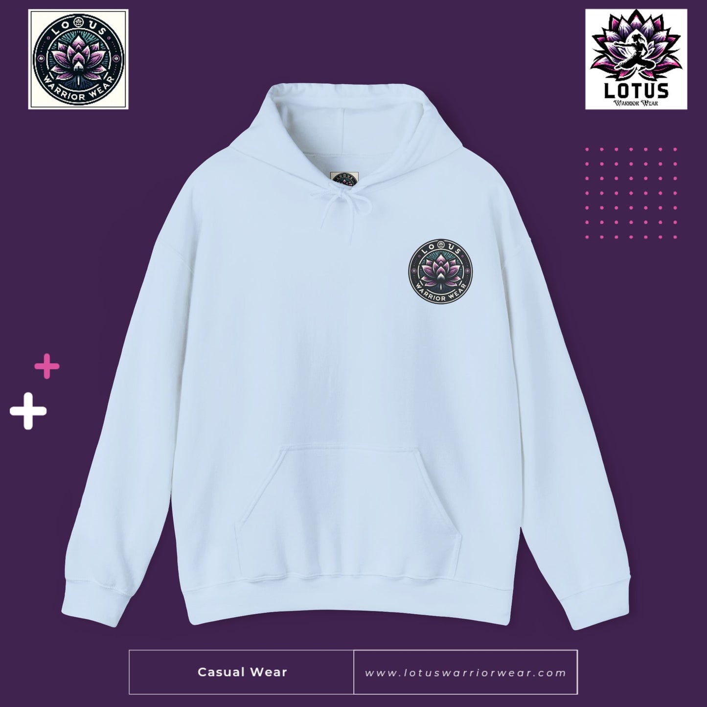 Lotus Warrior Logo Hoodie