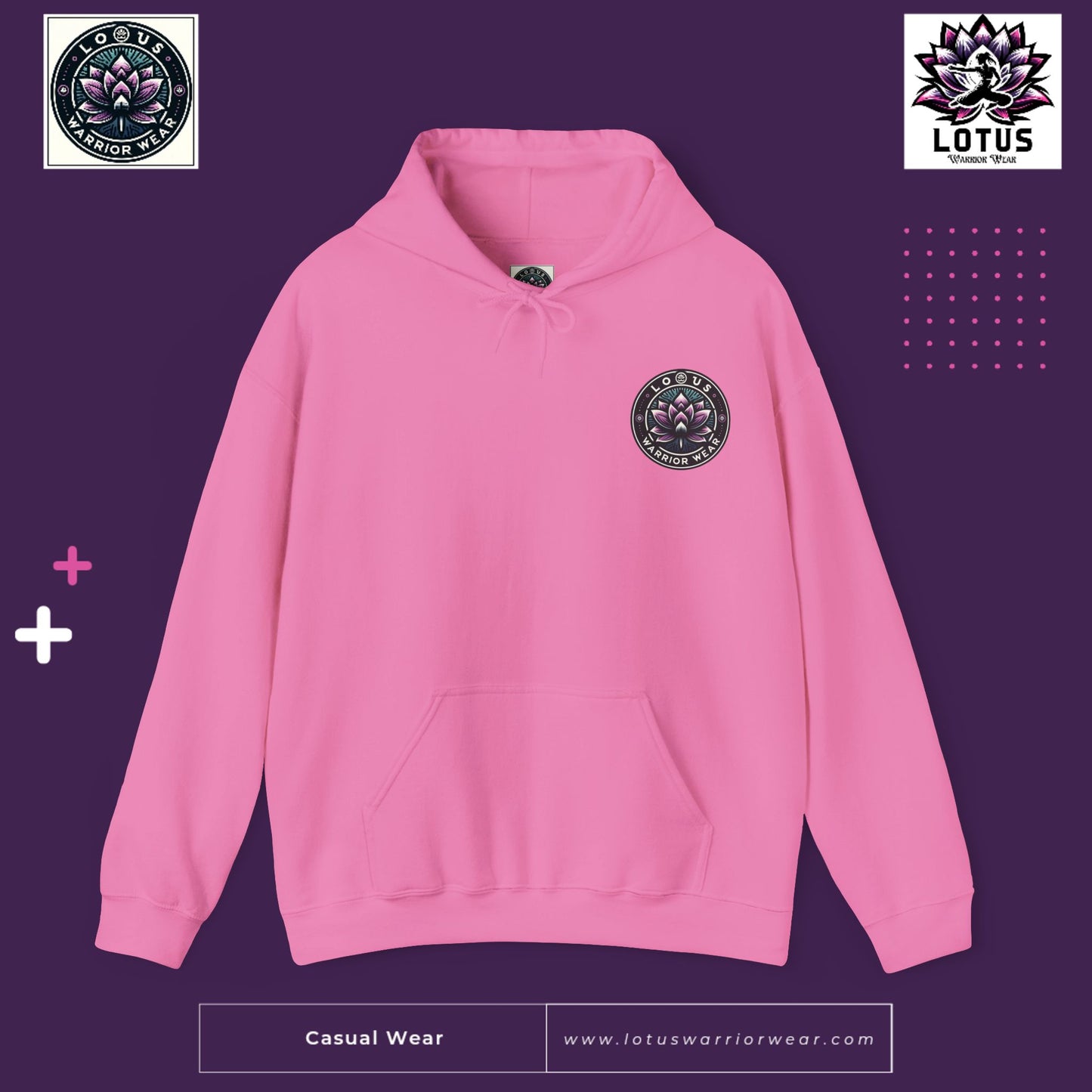 Lotus Warrior Logo Hoodie