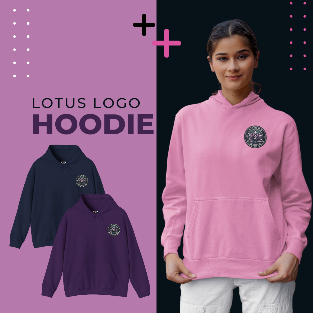 Lotus Warrior Logo Hoodie